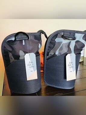 LUG Canoe Black & Gray Camo Storage Bag Duo